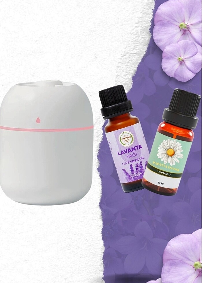 HAVA NEMLENDİRİCİ + 2 ADET ORGANİK DOĞAL KOKU - Görsel 2