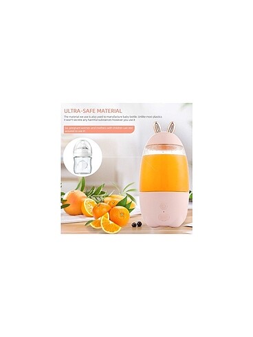 ŞARJ EDİLEBİLİR MİNİ MEYVE SIKACAĞI - Görsel 2