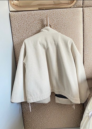 Diğer Kadın Beyaz Loose Fit Midi kaban
