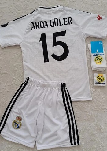 Arda güler real Madrid beyaz çocuk forması dörtlü set - Görsel 2