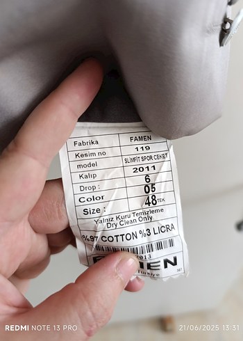 Bej Slimfit Spor Ceket (takım elbise)