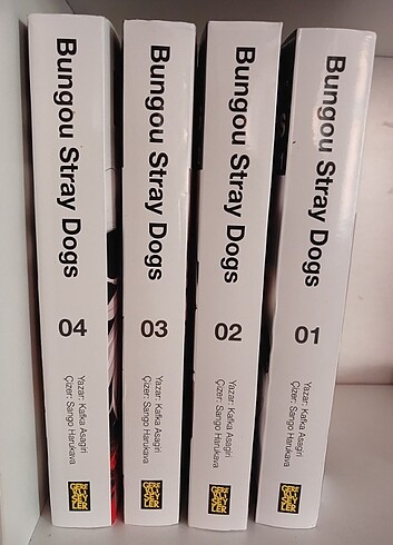 Bungo stray dogs 1-2-3-4 manga ciltli