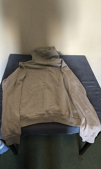 m Beden gri Renk Kapüşonlu sweatshirt Beden M