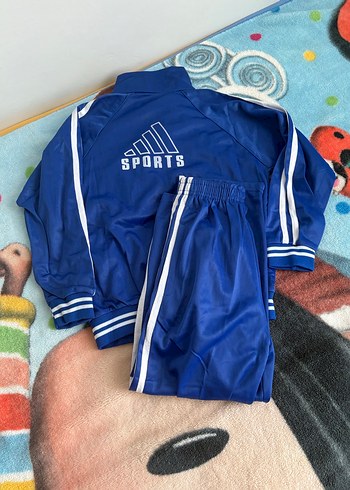 Erkek Çocuk Mavi Fermuarlı Eşofman Takımı - Görsel 7