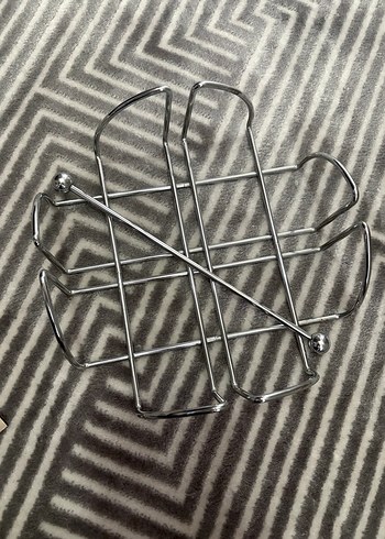 Diğer Biradlı Metal Kare Peçetelik 19x19x6.5 cm