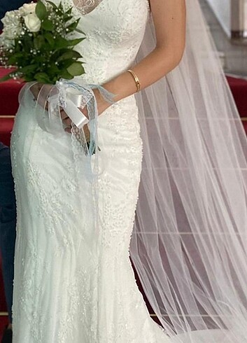 Özel tasarım gelinlik balık model - Görsel 2