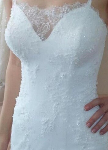 Özel tasarım gelinlik balık model - Görsel 6