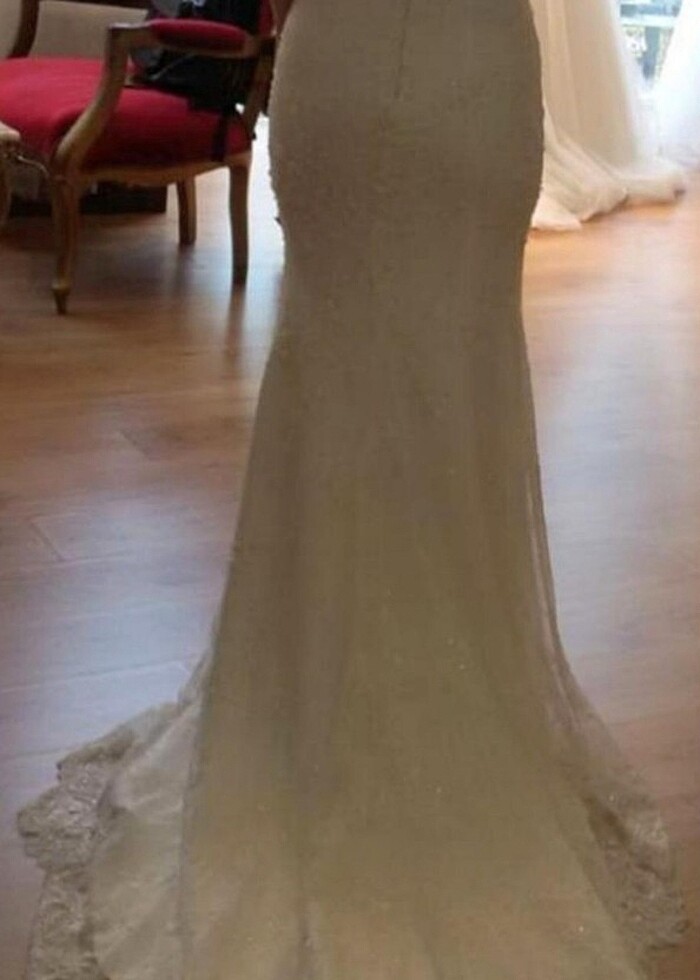 Özel tasarım gelinlik balık model - Görsel 4