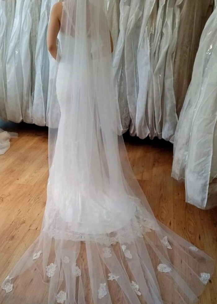 Özel tasarım gelinlik balık model - Görsel 5