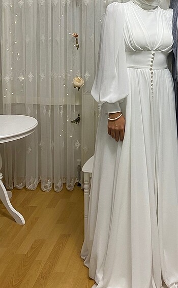 Diğer Tesettür nikah elbisesi
