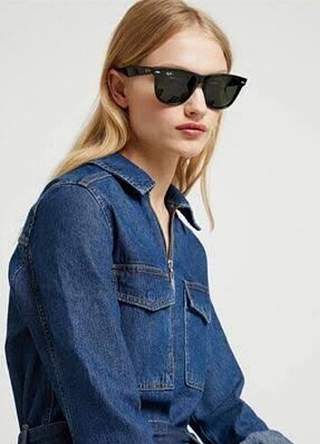 Koyu hake ray ban güneş gözlüğü 