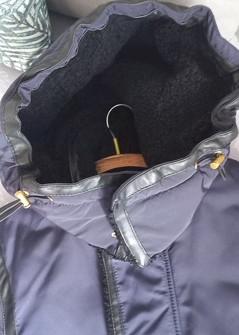 Kapüşonlu Uzun Kaban - Görsel 6