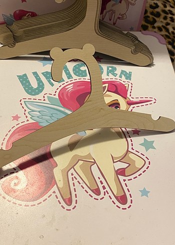 Kahverengi Ayı Figürlü Çocuk Askısı 19 adet - Görsel 2