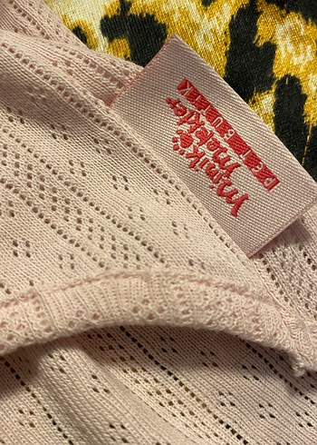 Dişi köpek kıyafeti Dantel Detaylı Bohem Pembe Triko Atlet - Görsel 4