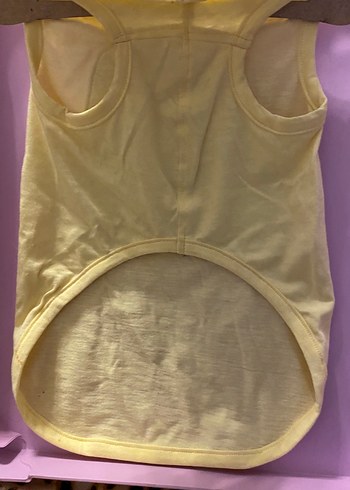 Dişi köpek kıyafeti Dantel Detaylı Bohem Pembe Triko Atlet - Görsel 5