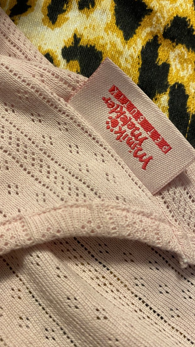 Dişi köpek kıyafeti Dantel Detaylı Bohem Pembe Triko Atlet - Görsel 4