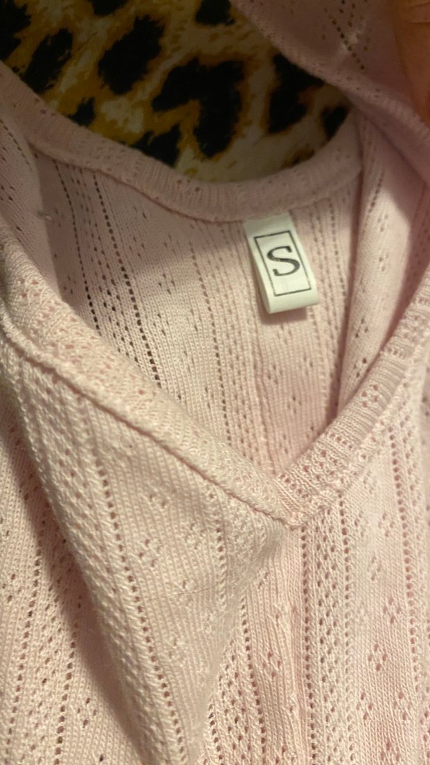 Dişi köpek kıyafeti Dantel Detaylı Bohem Pembe Triko Atlet - Görsel 3