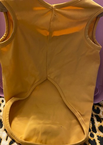 Sarı Erkek Çocuk Baskılı köpek kıyafeti XL - Görsel 4