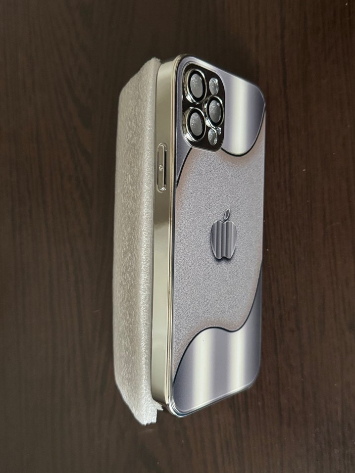 Parlak Gri Telefon Kılıfı - Görsel 3