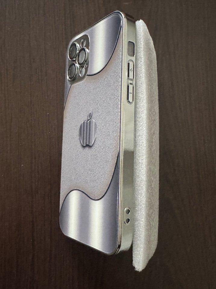 Parlak Gri Telefon Kılıfı - Görsel 2