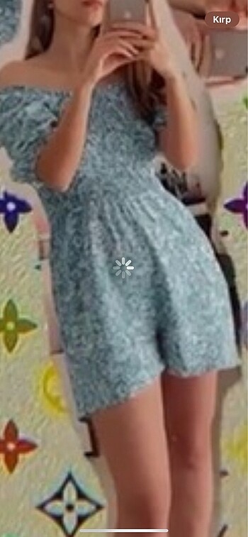 şortlu tulum - Görsel 2