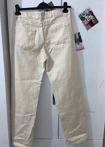 Bej kadın pantalon - Görsel 2