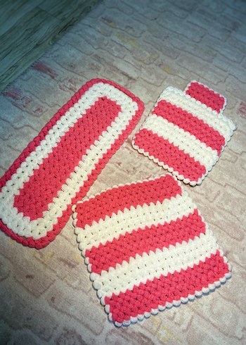 Çeyizlik banyo lifleri set - Görsel 4