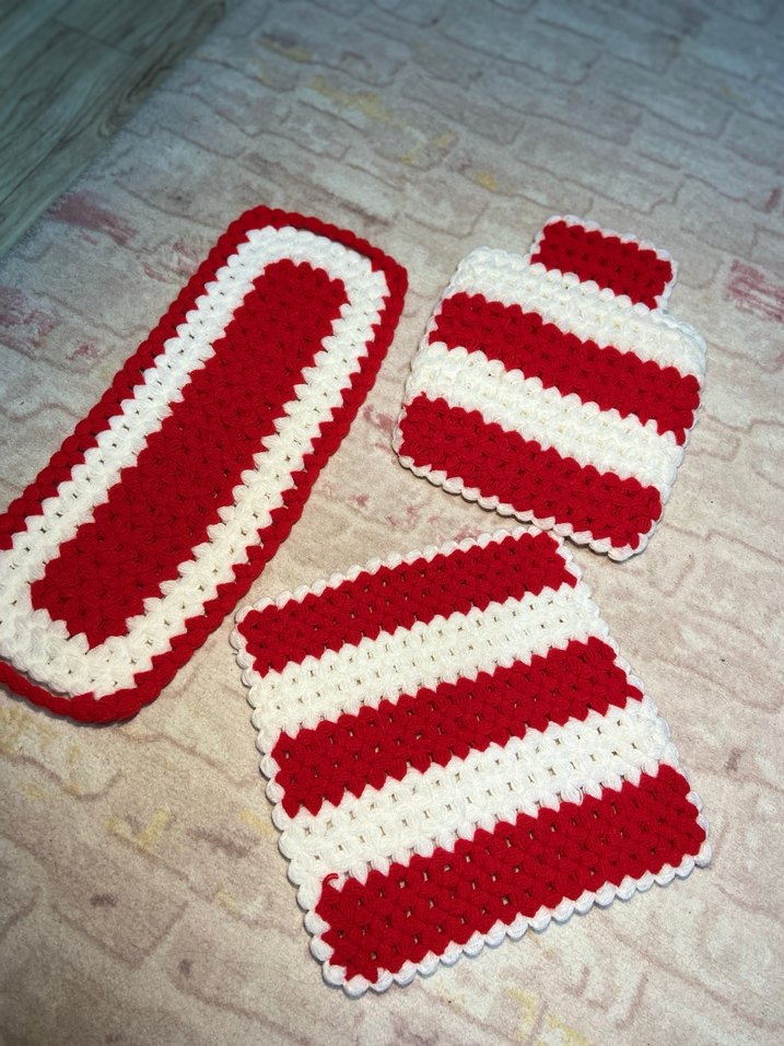 Çeyizlik banyo lifleri set - Görsel 2