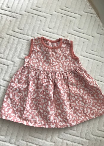 Pembe Kolsuz Kız Çocuk Elbisesi - Görsel 3