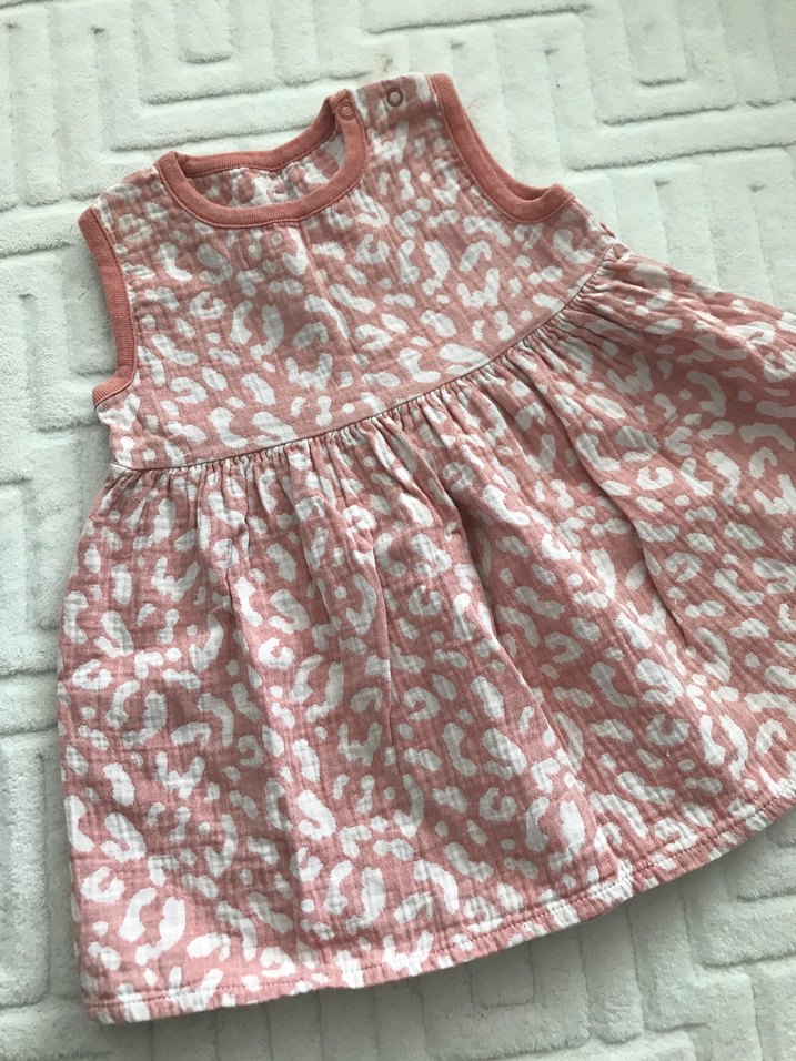 Pembe Kolsuz Kız Çocuk Elbisesi - Görsel 2