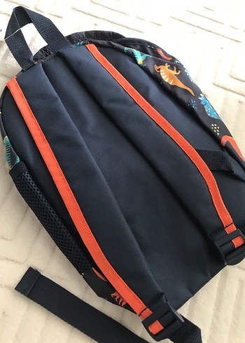 Çok Renkli Dinozor Desenli Çocuk Okul Çantası - Görsel 4