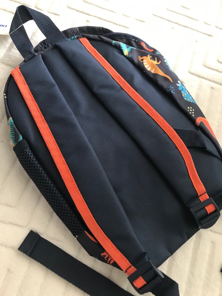 Çok Renkli Dinozor Desenli Çocuk Okul Çantası - Görsel 4