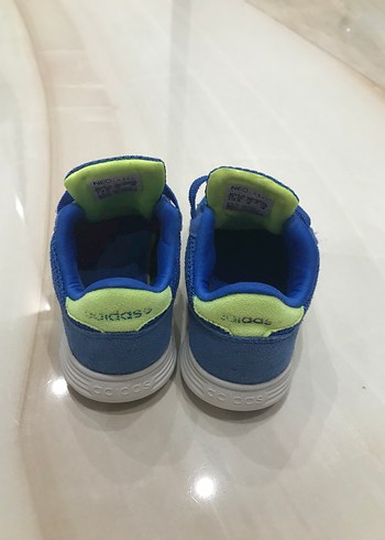 Çocuk Mavi Adidas Spor Ayakkabı - Görsel 2