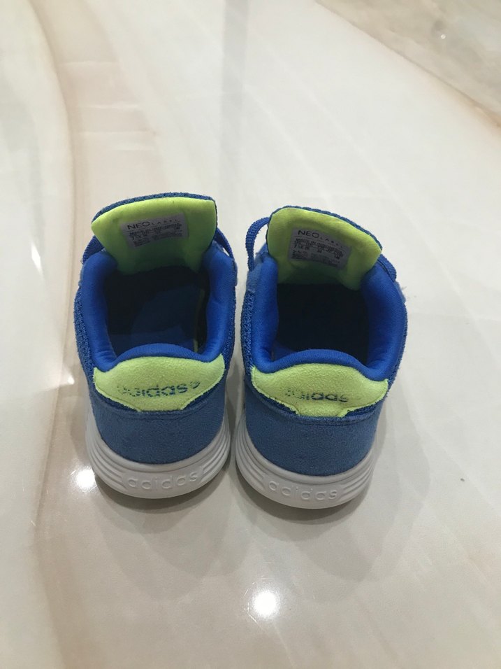 Çocuk Mavi Adidas Spor Ayakkabı - Görsel 2