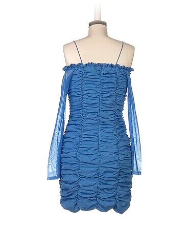 l Beden Vintage Love Kısa Elbise %70 İndirimli.