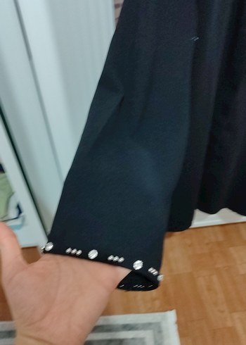 Diğer Düğmeli Siyah Uzun Türk pantolonuda var