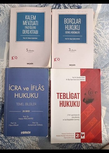 Hukuk ve İlgili Konularda Ders Kitapları Seti - Görsel 3