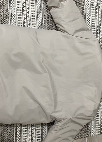 Kadın Beyaz Midi Parka Mont - Görsel 8