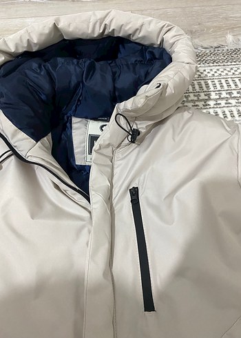 Kadın Beyaz Midi Parka Mont - Görsel 5