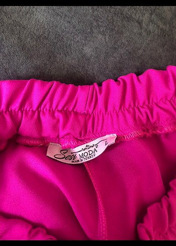 Pembe Düğmeli Salaş Hamile Bluzu - Görsel 6