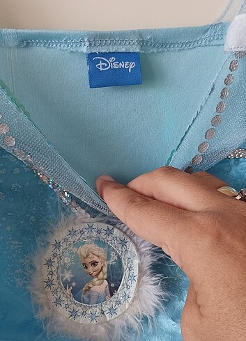 8 Yaş Beden mavi Renk Frozen kostüm 