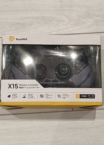 EasySMX X15 Sıfır Siyah Hall Effect Trigger ve Joystick
