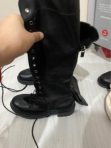 36 Beden siyah Renk Bambi 36 numara uzun bot