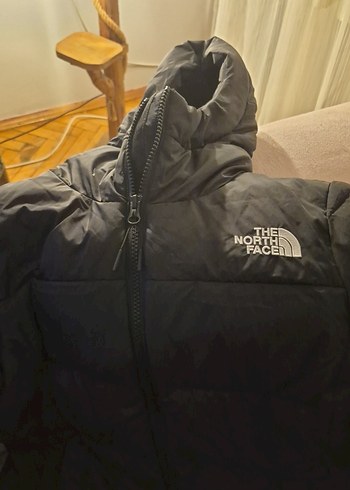 North Face The North Face Siyah Kapusonlu Sisme Mont
