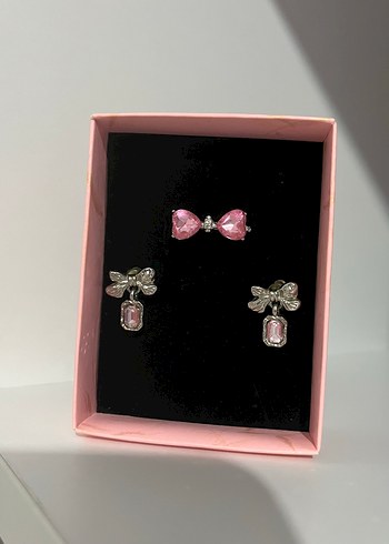 Accessorize Kurdele Yüzük ve Küpe Seti