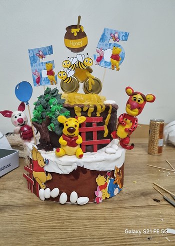 Beden Renk maket pasta winnie the pooh karakteri