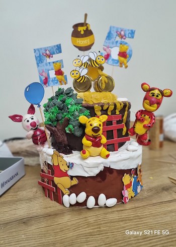 Beden maket pasta winnie the pooh karakteri