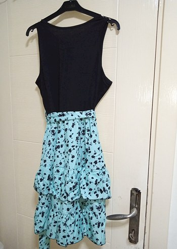 Kolsuz Renkli Elbise - Görsel 4