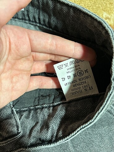 36 Beden gri Renk it?s basic jean