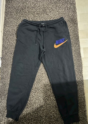 l Beden siyah Renk Nike Siyah Kapüşonlu Erkek Eşofman Takımı